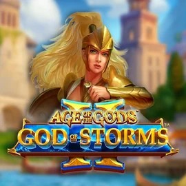 Age Of The Gods: God Of Storms 2 logo by Playtech at Casino Friday