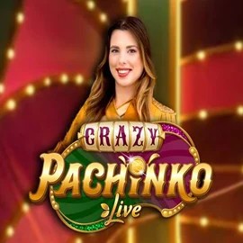 Crazy Pachinko logo by Evolution at Casino Friday