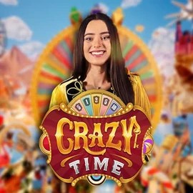 Crazy Time logo by Evolution at Casino FridayCrazy Time
